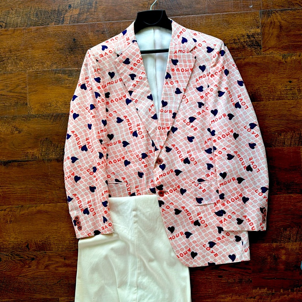 Vintage Shep Miller Men’s size 42 “Love” Suit Jacket Blazer Made in USA